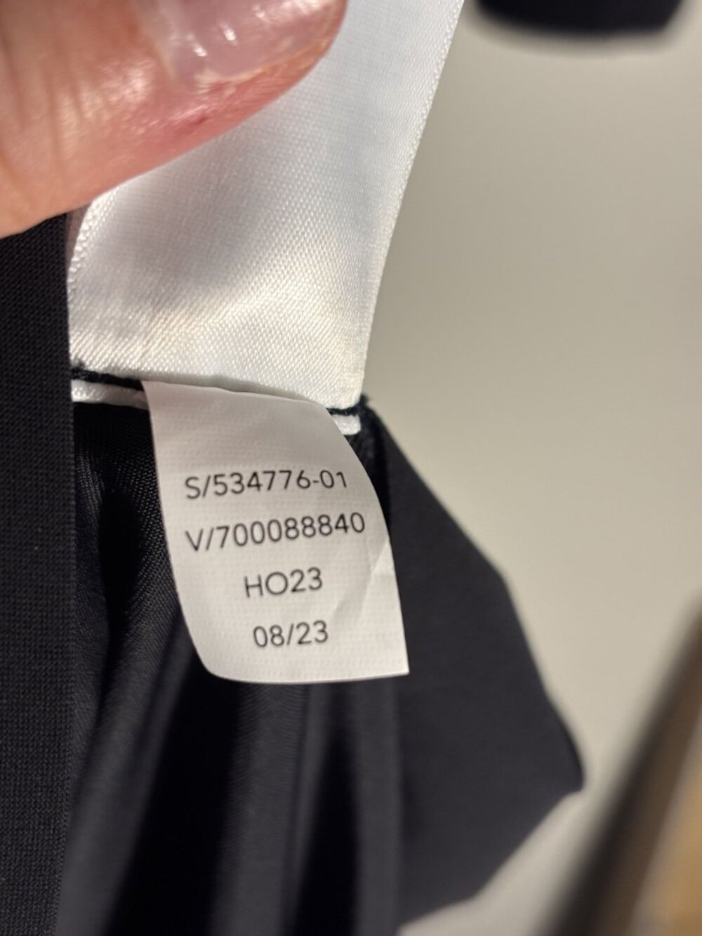Athleta Black Midi Shirt Dress W/ Collar & Long Sleeves Button Front Size M - Picture 12 of 14